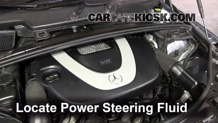 2010 Mercedes-Benz R350 4Matic 3.5L V6 Power Steering Fluid Check Fluid Level